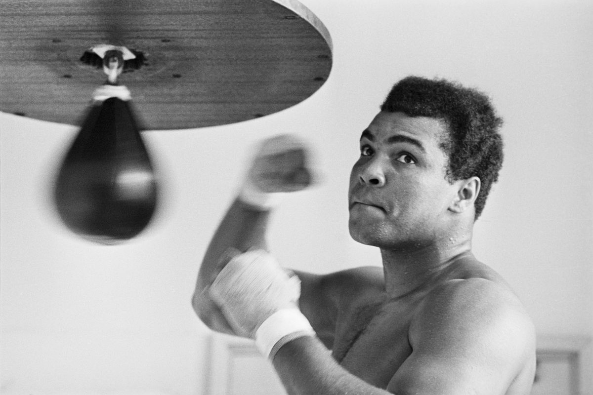 Muhammad Ali, legendary sportsman and grandpa