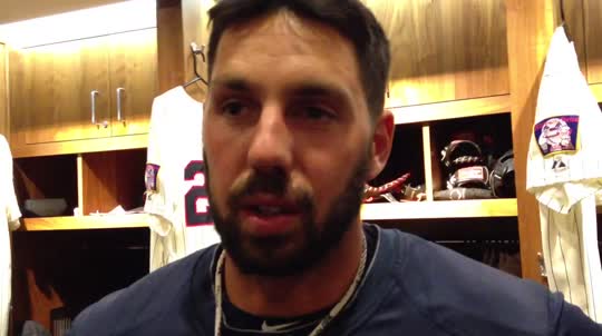 Twins cleanup hitter Chris Colabello says the fact that the team's pitching has been good lately is "an awesome sign."