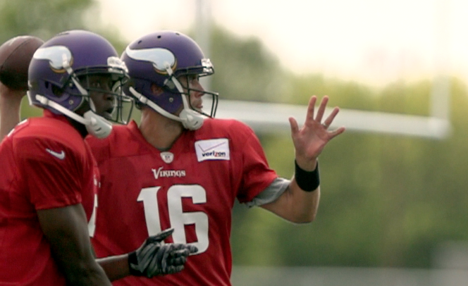 Vikings wide receiver Greg Jennings said Norv Turner's "balanced offense" will remove some pressure off Adrian Peterson.
