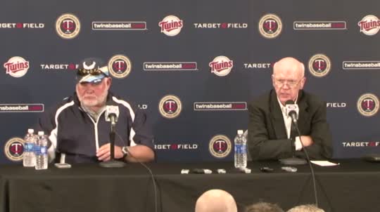 Ron Gardenhire answered questions about stepping down as Twins manager and discussed the future of the team.