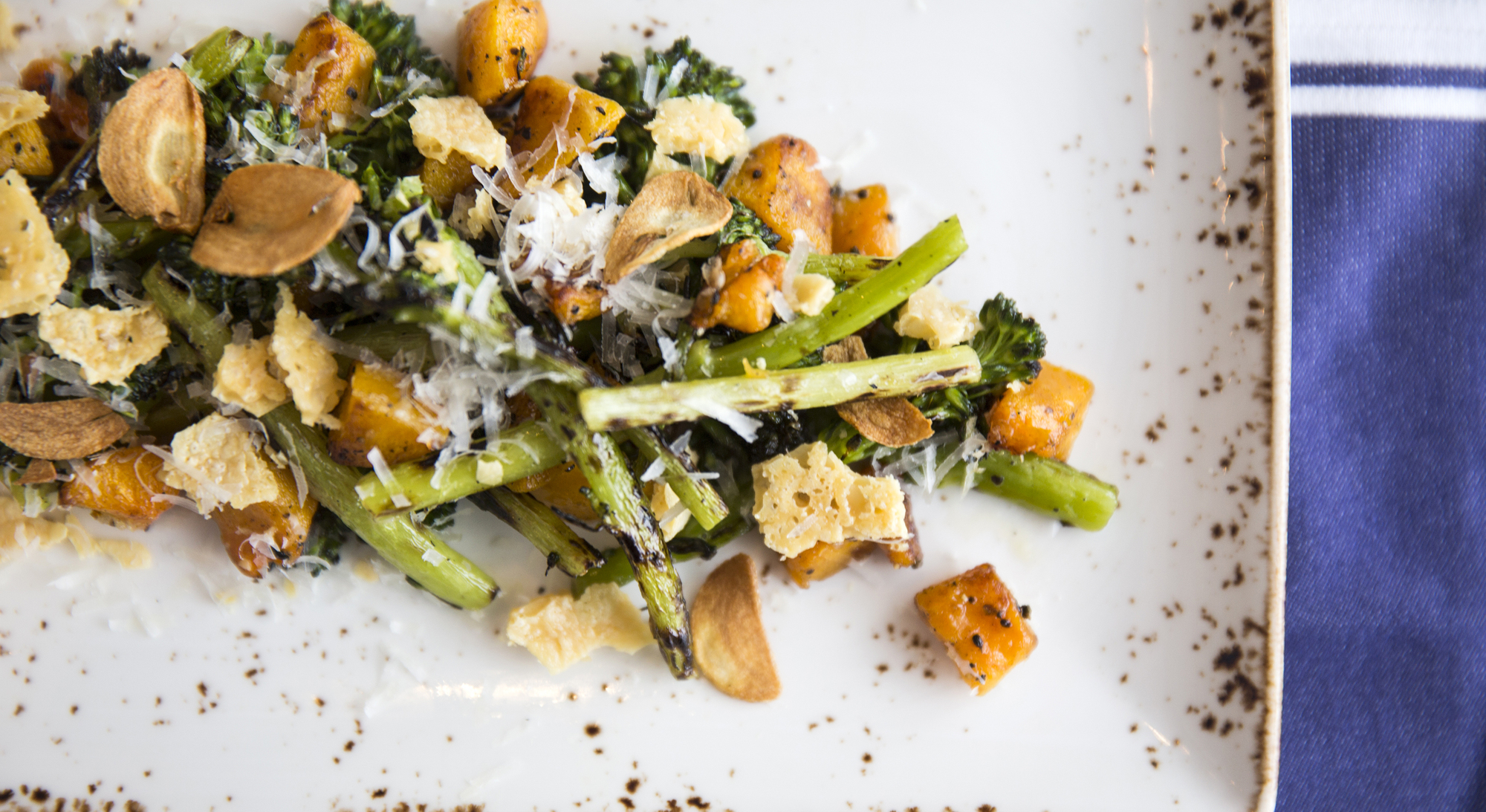 The broccolini side dish at Cedar + Stone, Urban Table.