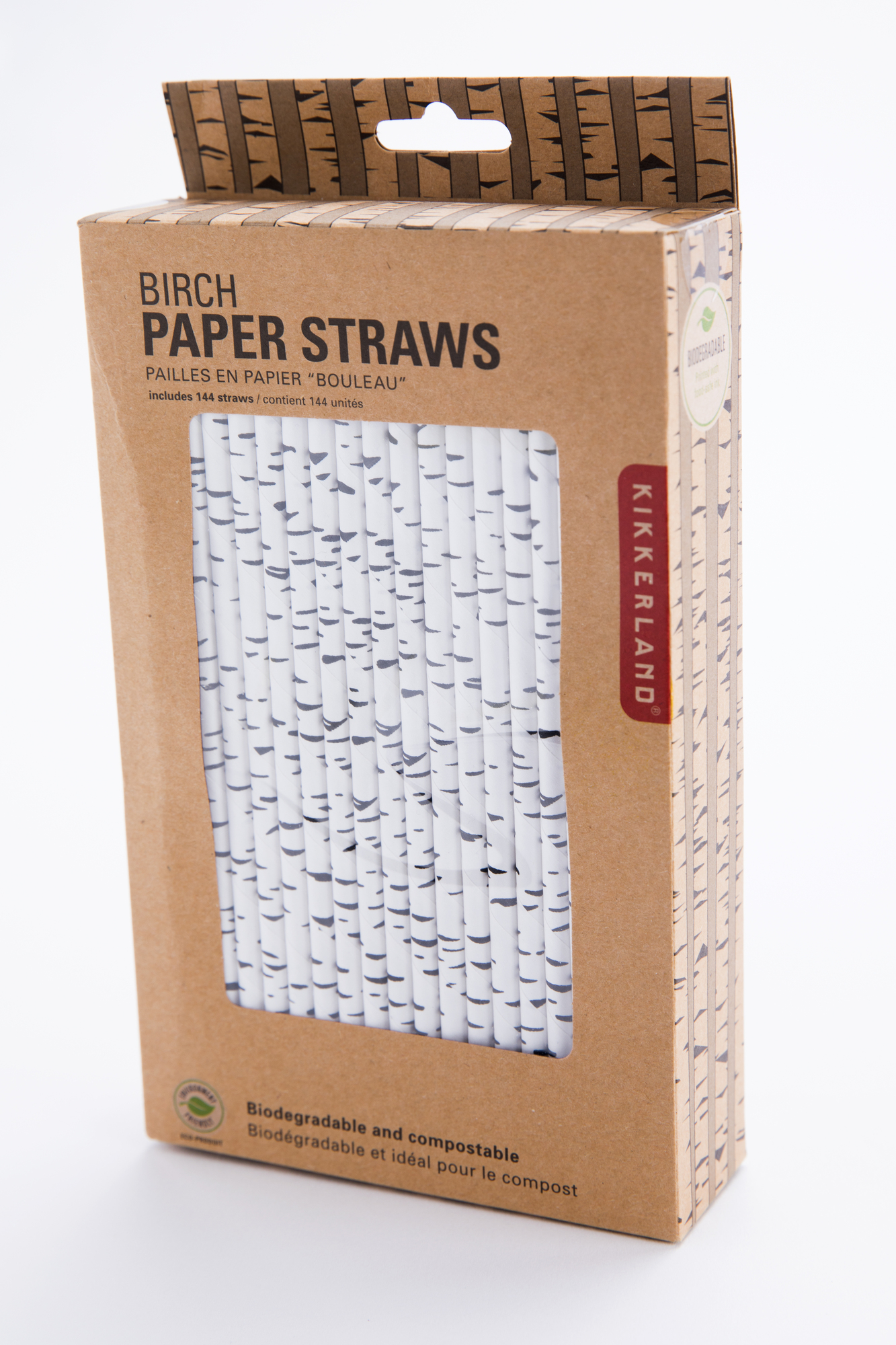Birch-like paper straws, $9