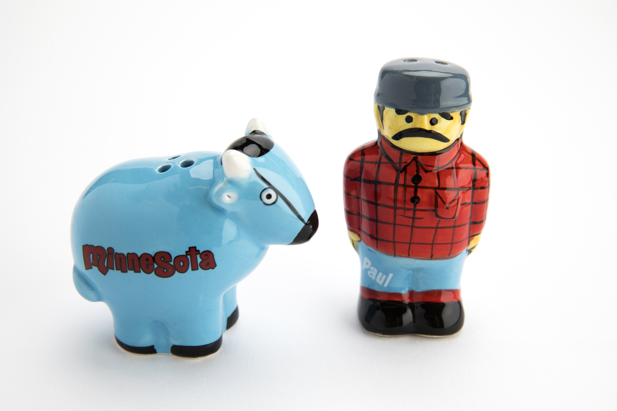 Paul and Babe salt-and-pepper shakers, $13