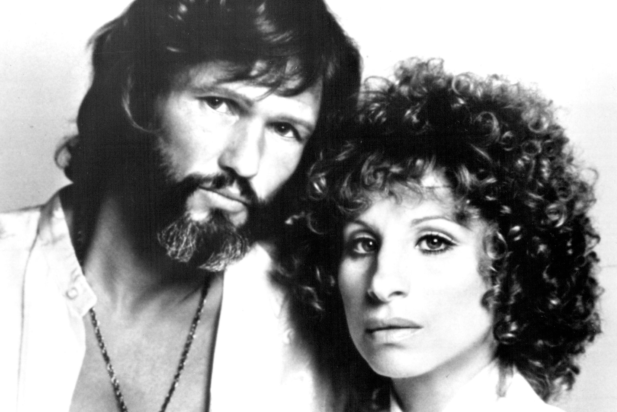 Kris Kristofferson and Barbra Streisand.