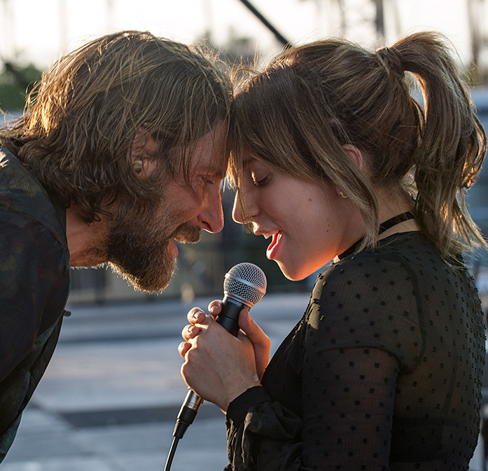 Bradley Cooper and Lady Gaga in “A Star is Born.”