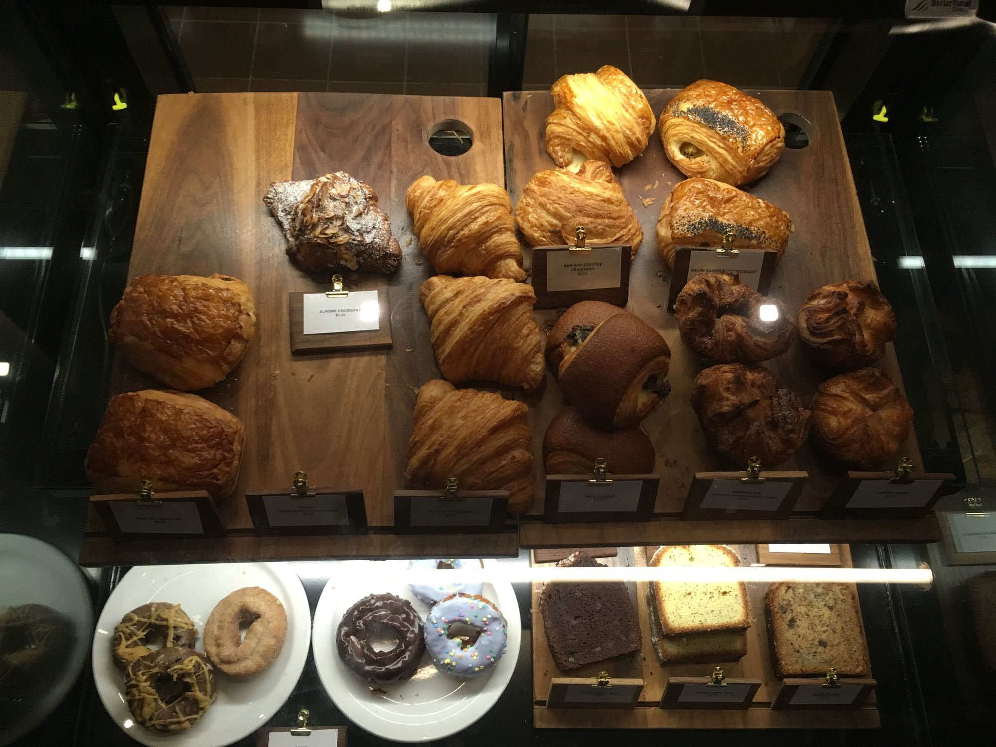 The Spyhouse coffee in the new Emery features Black Walnut pastries