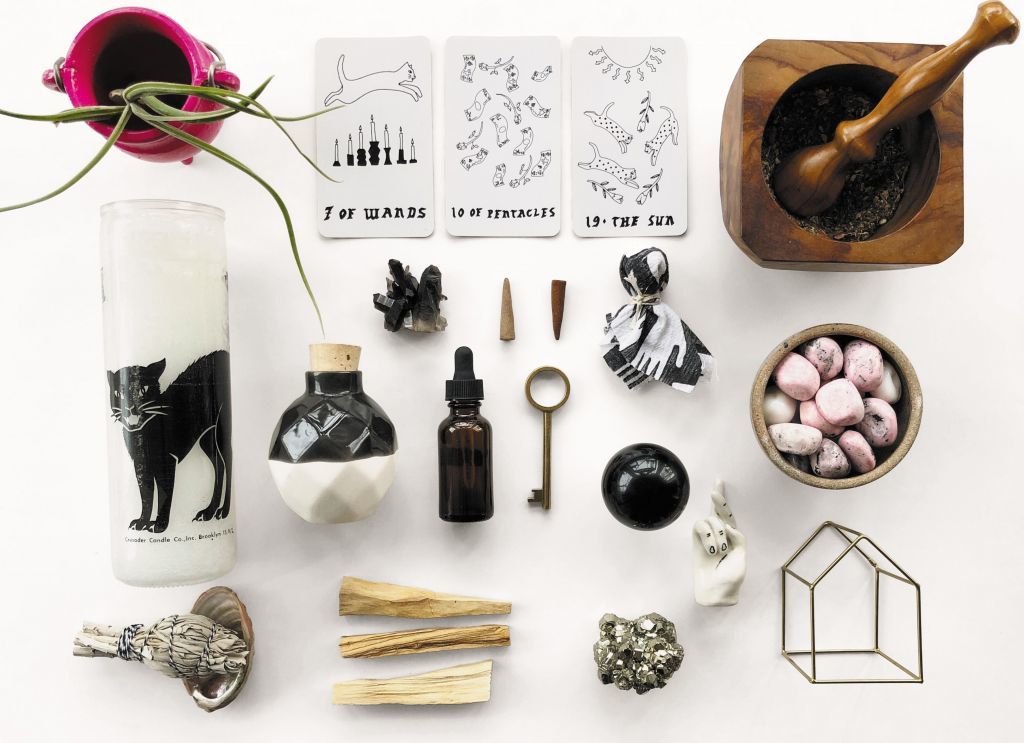 An assortment of sacred objects and decorative ritual tools to help bring comfort, protection and harmony into your home.