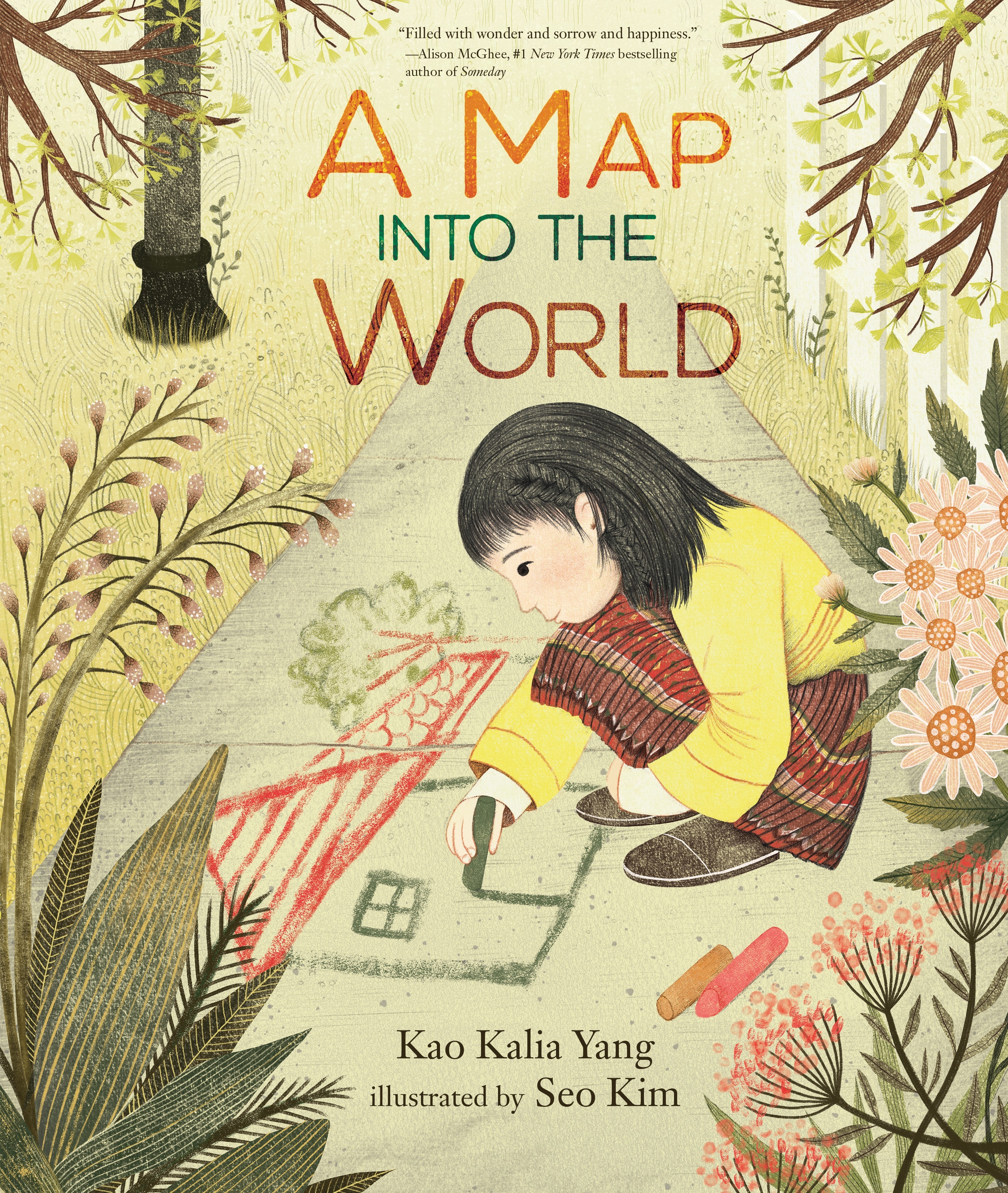 A Map into the World by Kao Kalia Yang, illustrated by Seo Kim. ©2019 Carolrhoda Books, an imprint of Lerner Publishing Group
