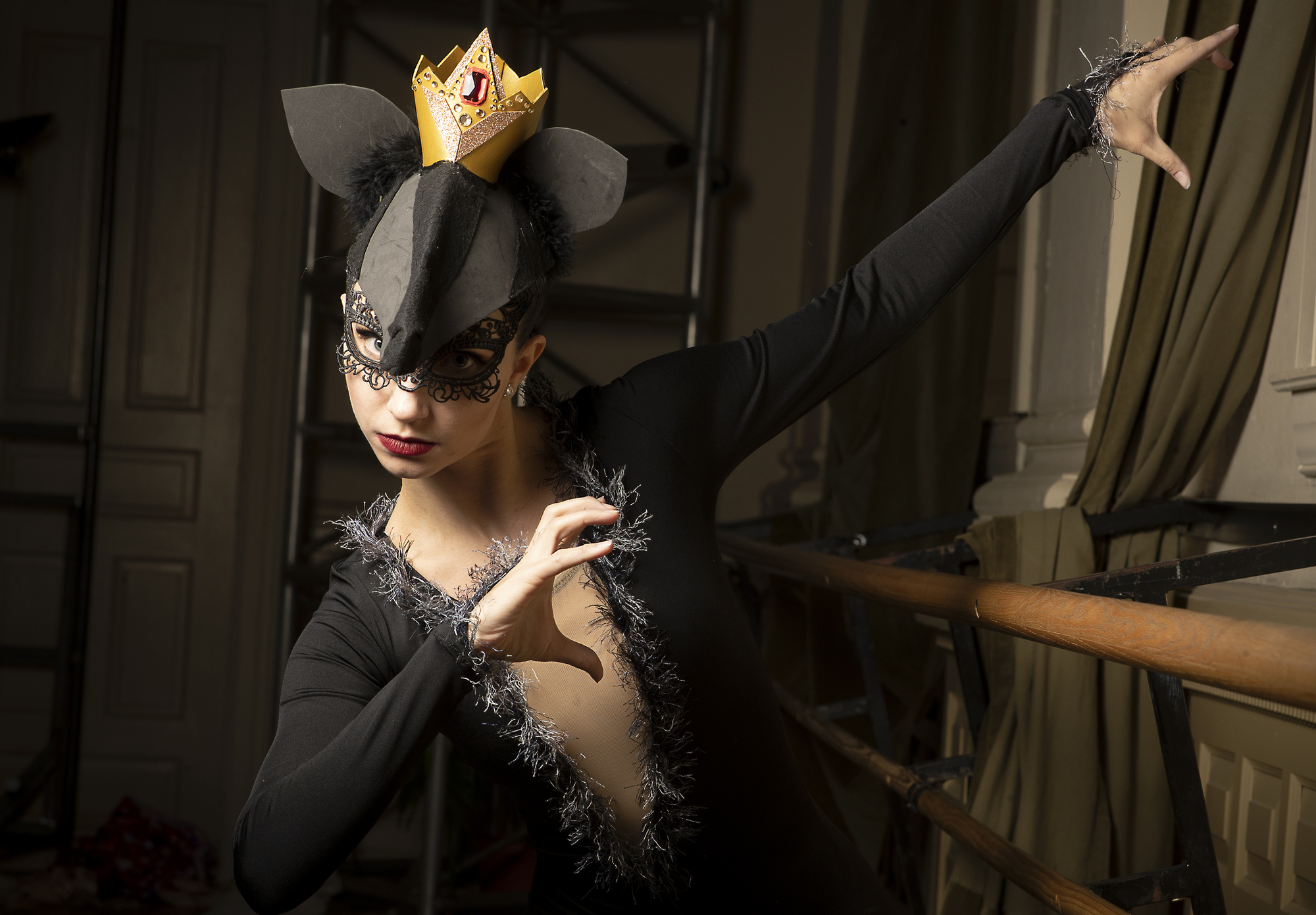 Michelle Ludwig is the Rat Queen in Ballet Co.Laboratory’s “Nutcracker in Wonderland.