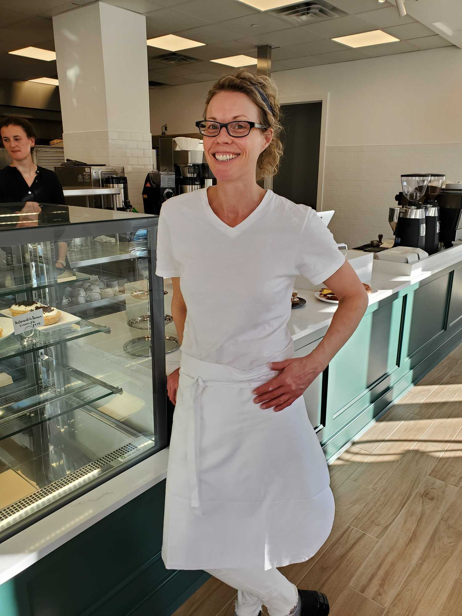 Chef/owner Sarah Botcher in her new Black Walnut Bakery