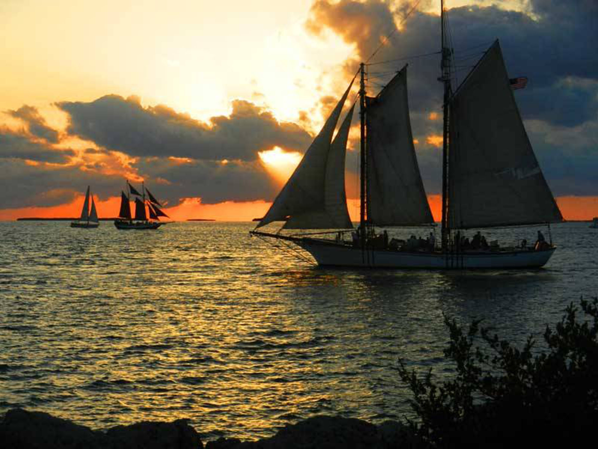 The Historic Key West Seaport has about a dozen sunset cruises available.