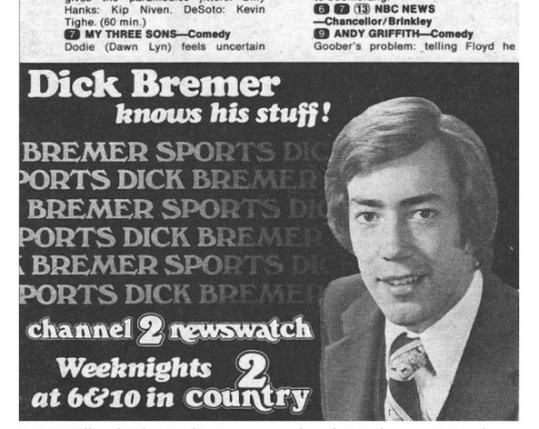 Dick Bremer in 1979.