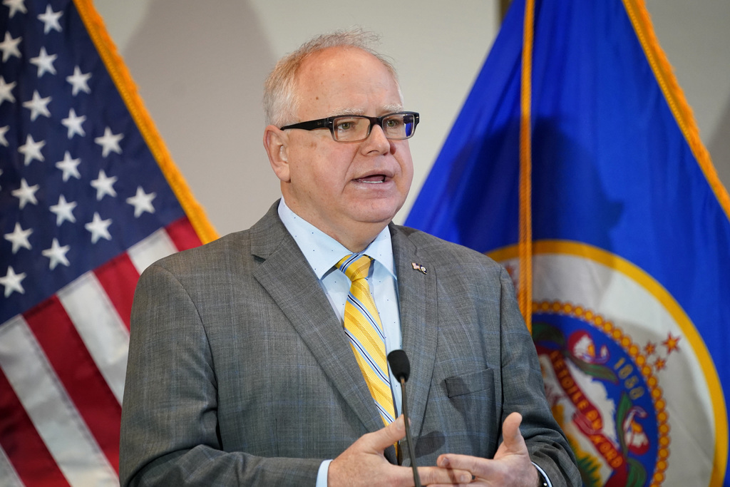 Minnesota Governor Tim Walz announced that all restaurants and bars in the state should close. He is with MDH Commissioner Jan Malcolm, Employment Com