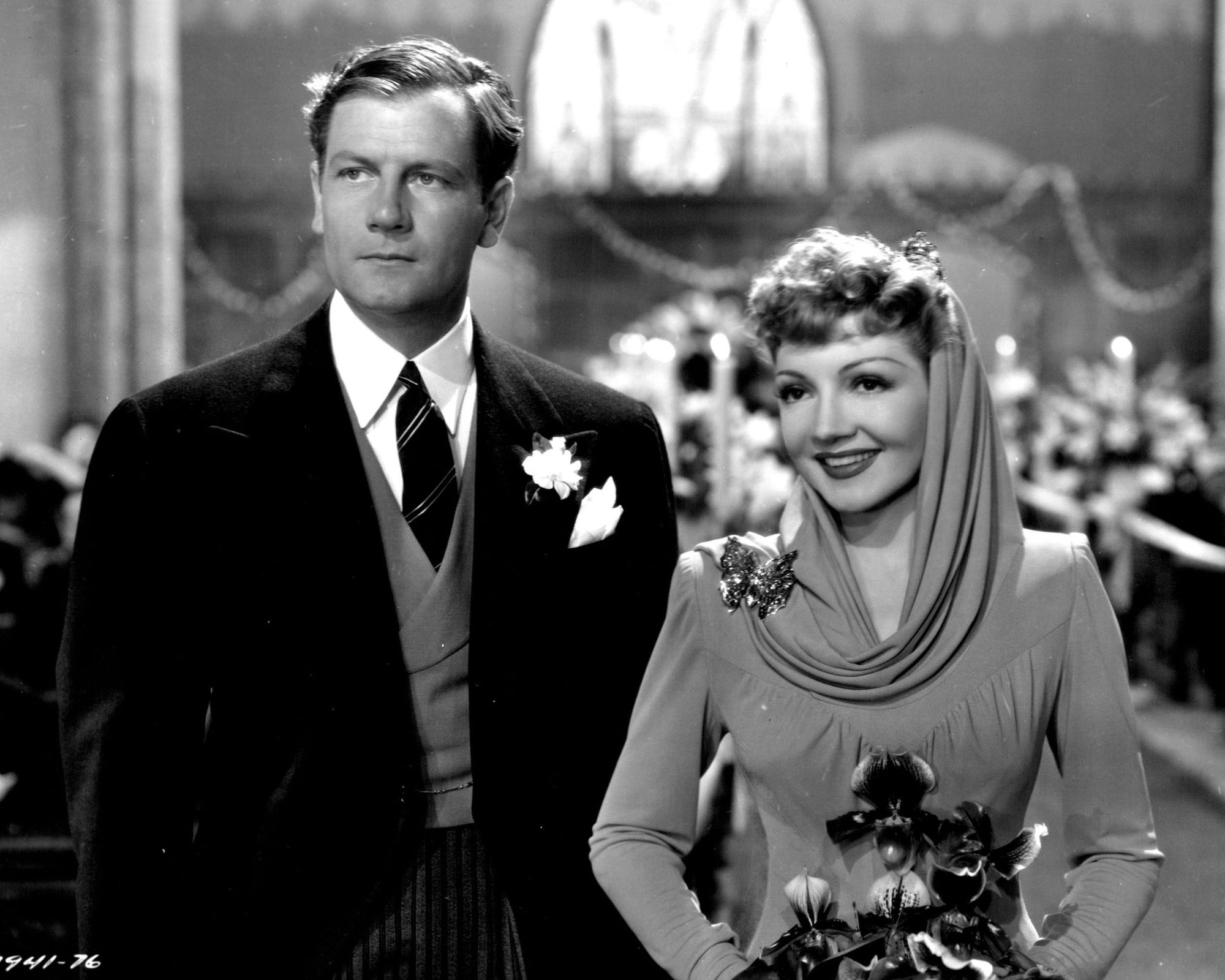 Joel McCrea and Claudette Colbert are sparring spouses in “The Palm Beach Story.”