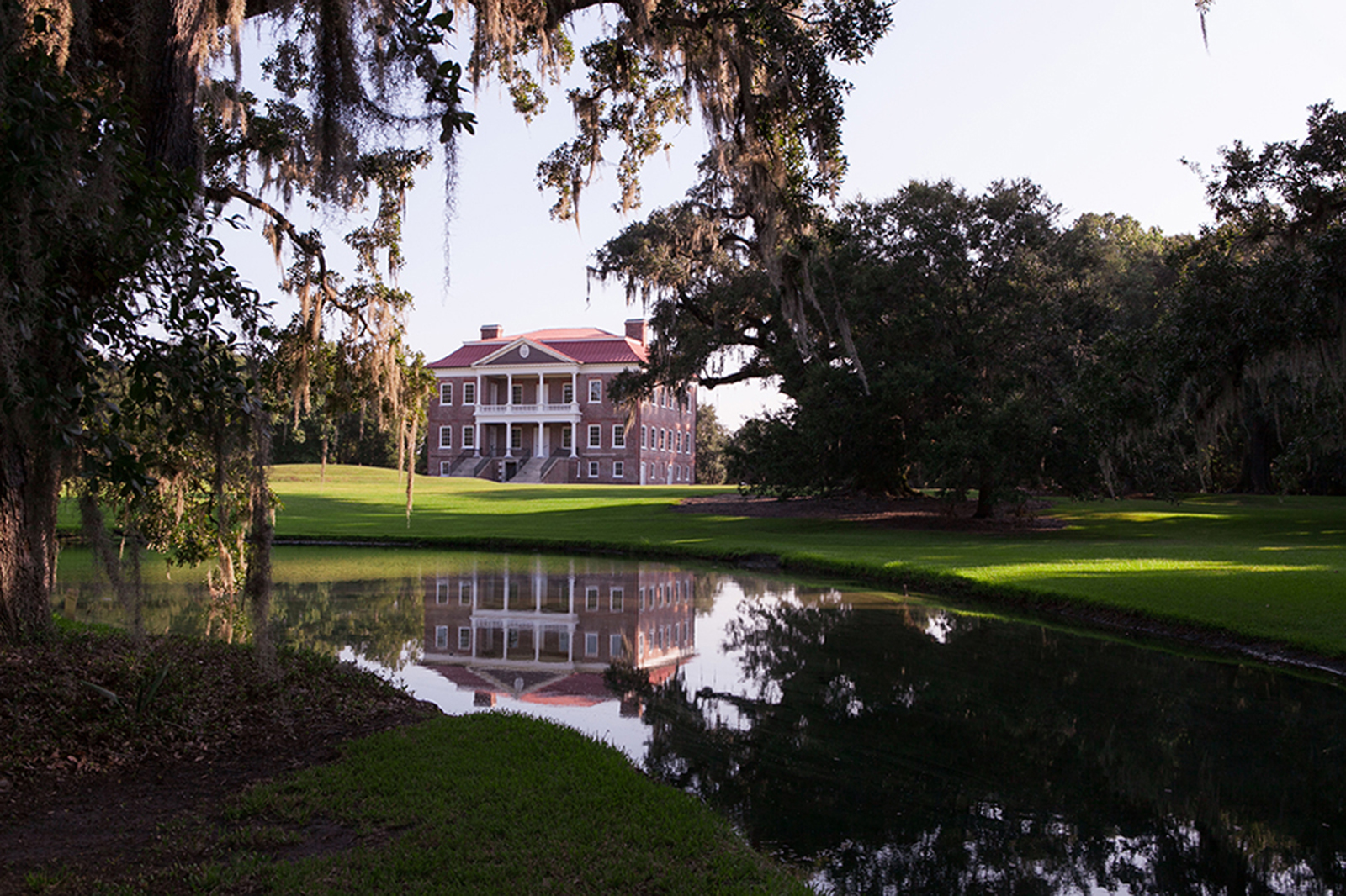 Drayton Hall, near Charleston, S.C., is one of the more beautiful homes to survive from Colonial America.