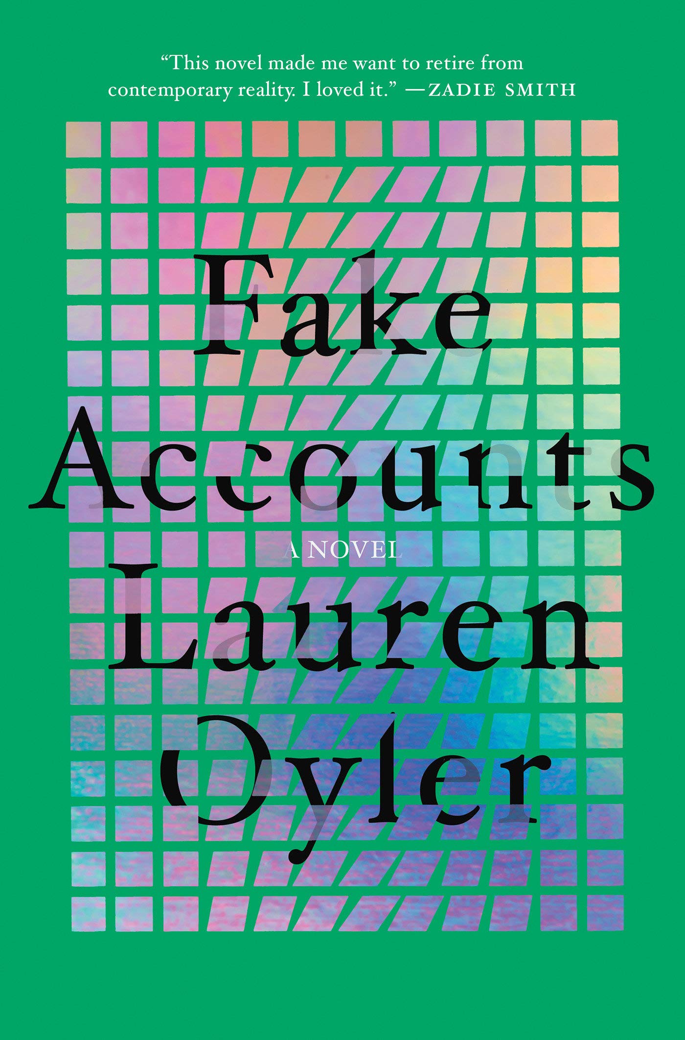 The cover of the book “Fake Accounts,” a novel by Lauren Oyler.