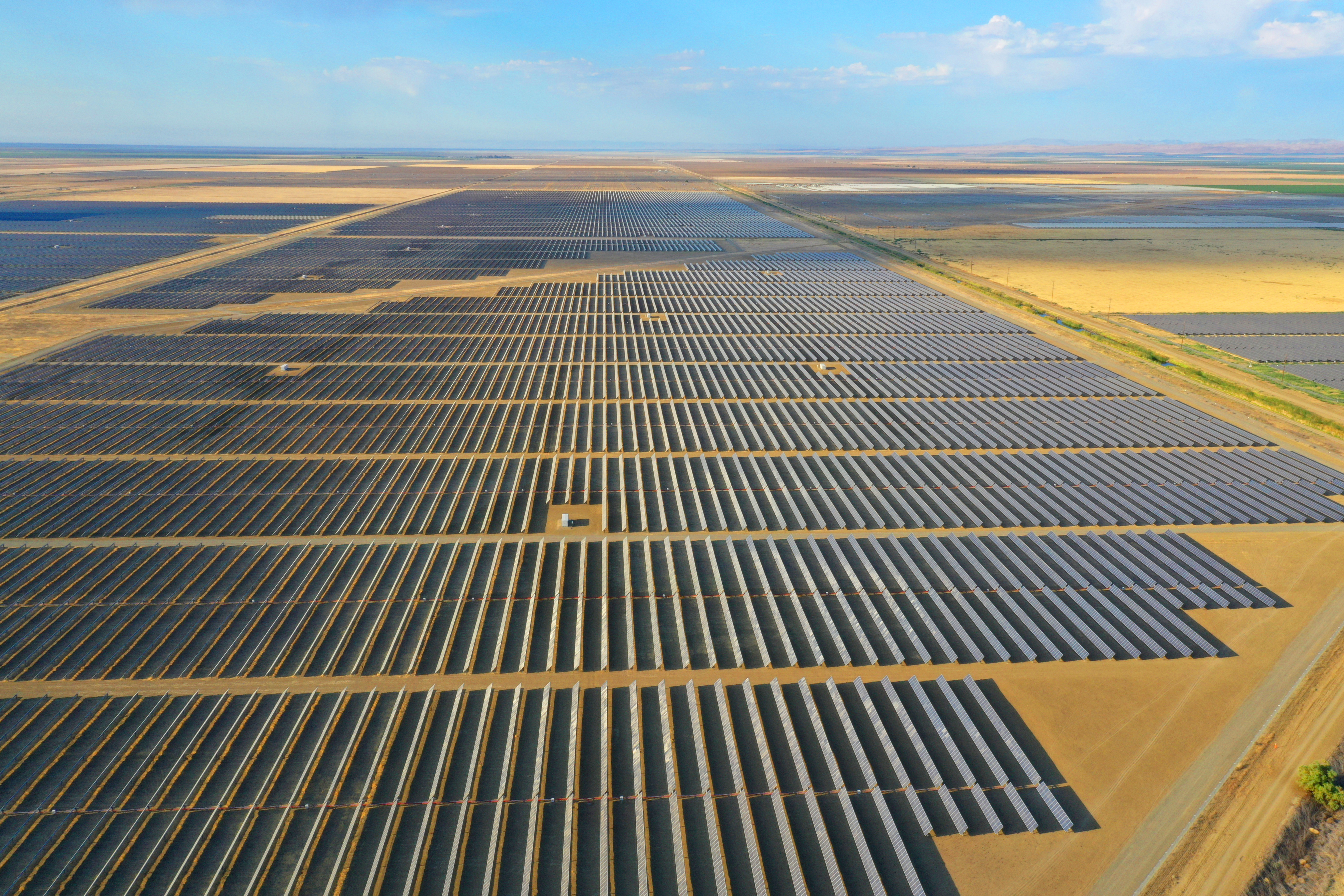 Westlands Solar Park in the San Joaquin Valley of California, Lemoore, California, solar power plant