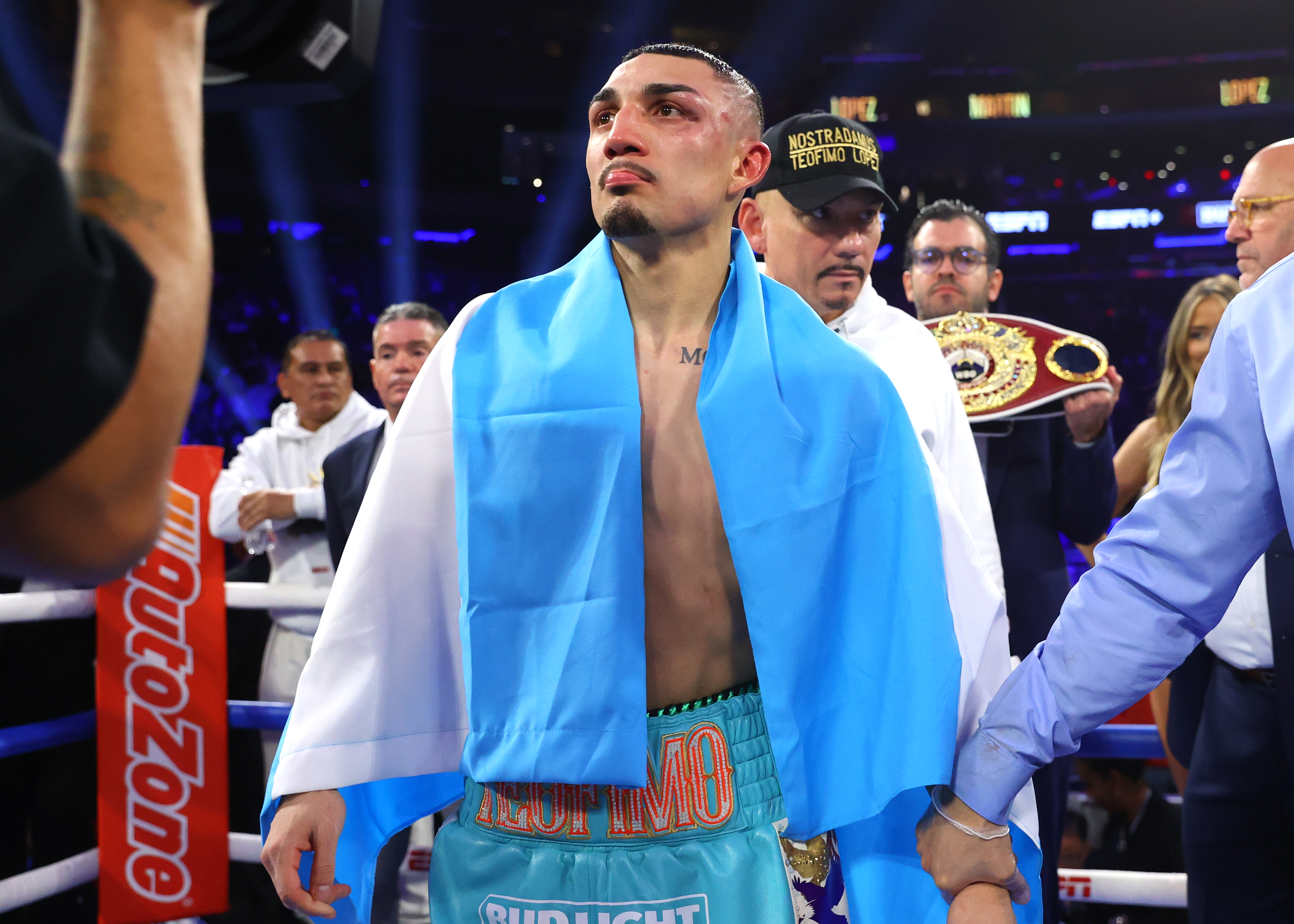 Teofimo Lopez was caught candidly asking his team if he’s “still got it” after his fight with Sandor Martin