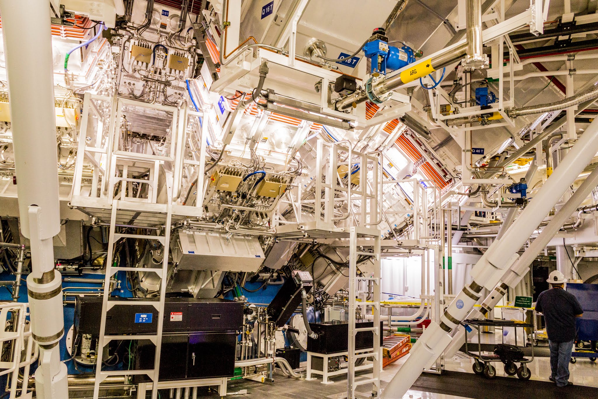 Target chamber at the National Ignition Facility