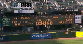 Ichiro Scoreboard