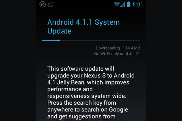 android 4.1.1 update (xda developers)