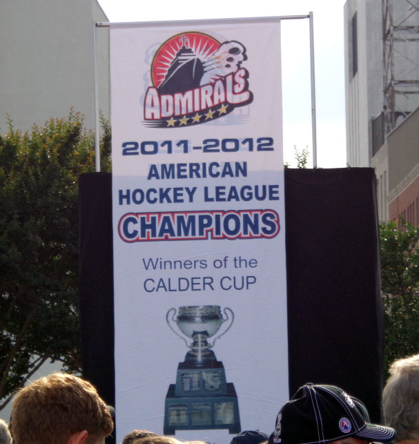 Norfolk Admirals Calder Cup Banner