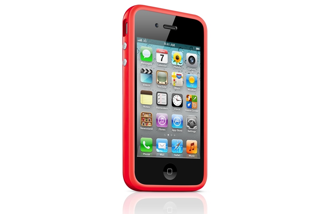 iPhone 4/4S red bumper (big)