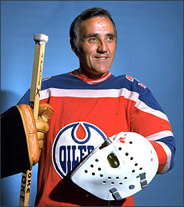 Jacques Plante's last mask ... and last team.