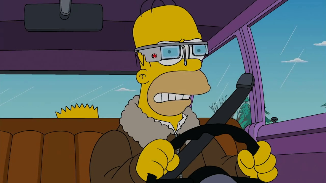 Simpsons Google Glass