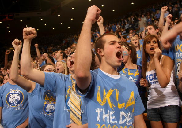 Students must be at the court-side of New Pauley. (Photo by Stephen Dunn/Getty Images) 