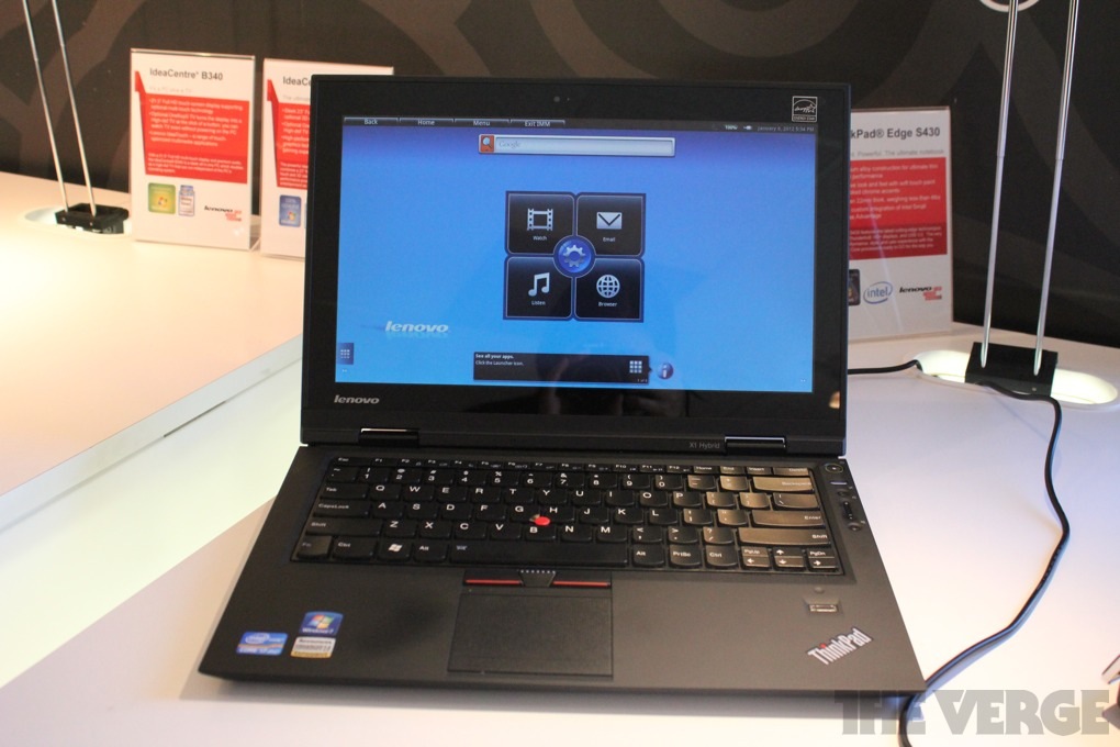 Gallery Photo: Lenovo ThinkPad X1 Hybrid hands-on