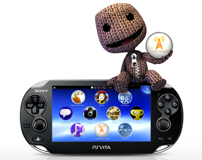 PlayStation Vita 3G AT&T sackboy