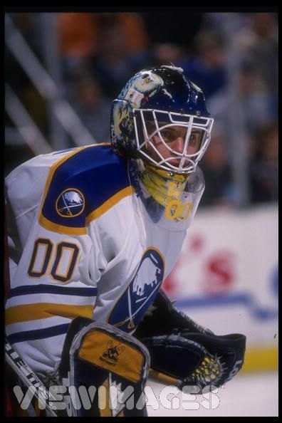Martin Biron during the 1995-96 season. Our first number in the All Time Number Debate is 00.