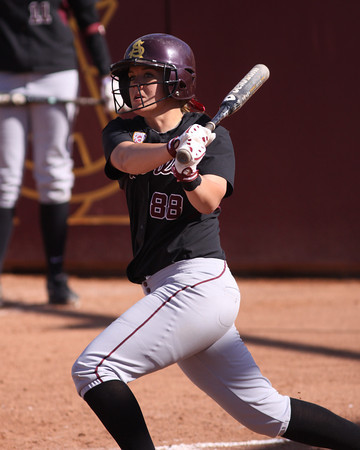 Annie Lockwood strokes the ball during ASU's Regional on May 20, 2011. Photo courtesy of Steve Rodriguez.