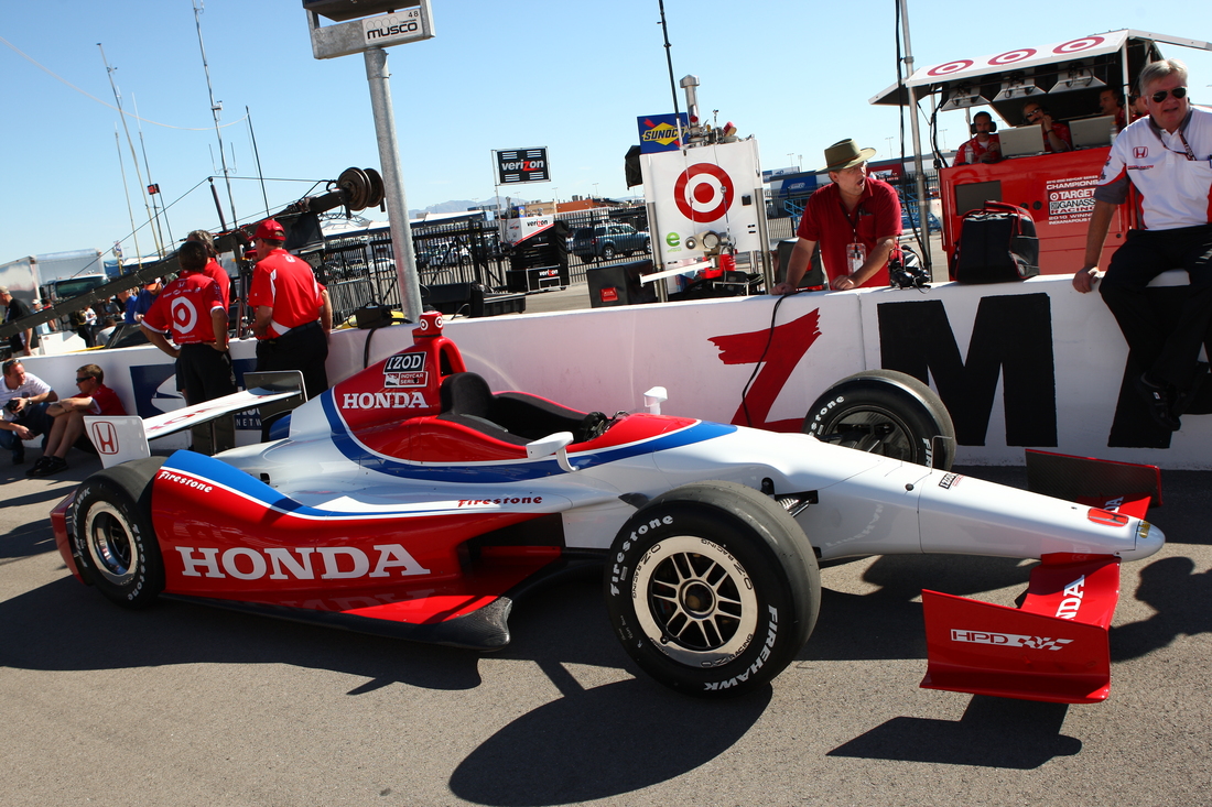 The Dallara DW12 has had teething problems since the beginning of testing for the 2012 season. (Photo: IndyCar)