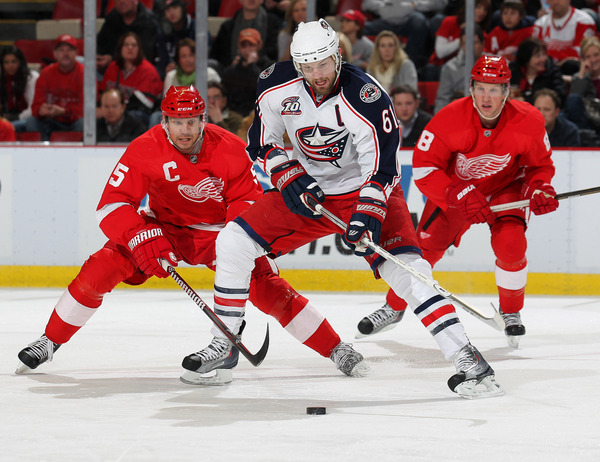 Could Rick Nash end up playing alongside the Red Wings rather than against them? (Photo by Claus Andersen/Getty Images)