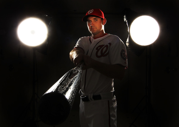 VIERA FL - FEBRUARY 25:  Ryan Zimmerman #11 of the Washington Nationals poses for a portrait during Spring Training Photo Day at Space Coast Stadium on February 25 2011 in Viera Florida.  (Photo by Al Bello/Getty Images)