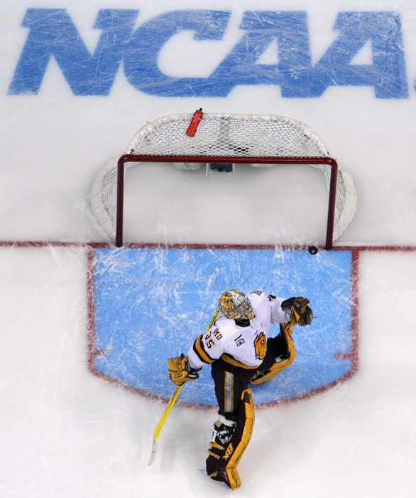 The Air Force Falcons and the Denver Pioneers have both been eliminated from the 2012 NCAA Hockey Tournament.