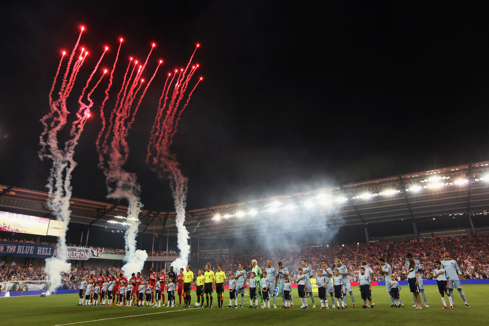 The Chicago Fire opening up Sporting Livestrong Park on June 9, 2011