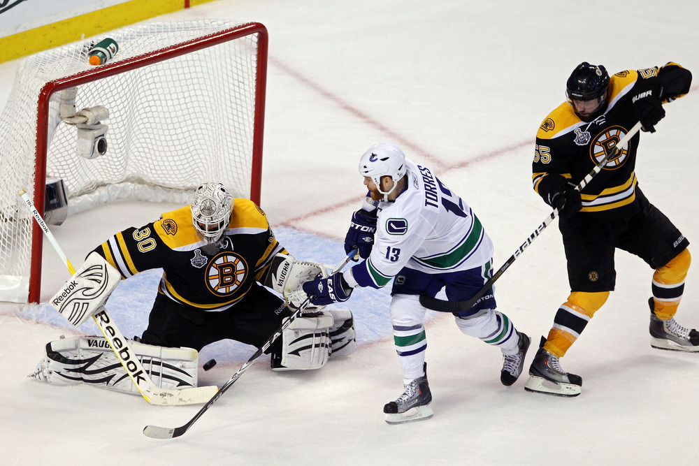 <em>Tim Thomas' 1.34 GAA and .962 SV% in the Finals has earned him the Conn Smythe Award, regardless of whether or not the Bruins win tonight.</em>