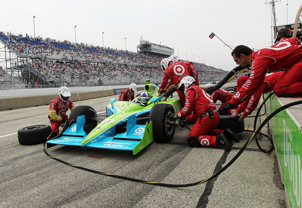 Anemic crowds have been the norm at most IndyCar races outside of Indianapolis, Texas, and Iowa. (Photo by Nick Laham/Getty Images)