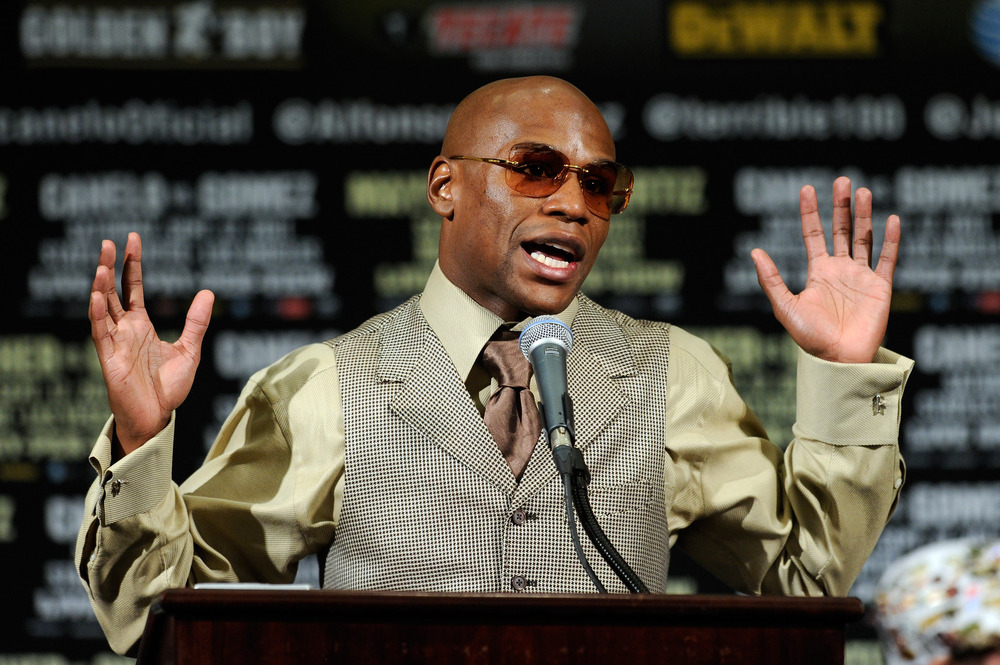 Floyd Mayweather Jr is back in Vegas on May 5, and tickets aren't cheap. (Photo by Ethan Miller/Getty Images)