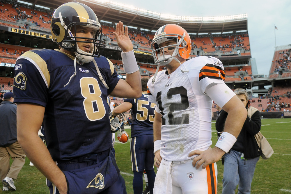 Don't worry, Sam Bradford is no Colt McCoy, and the St. Louis Rams QB should bounce back in 2012. 