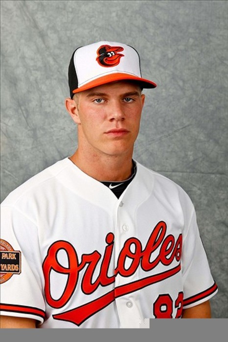March 1, 2012; Sarasota, FL, USA; Baltimore Orioles starting pitcher Dylan Bundy (82) poses for a portrait during photo day at the spring training headquarters.  Mandatory Credit: Derick E. Hingle-US PRESSWIRE