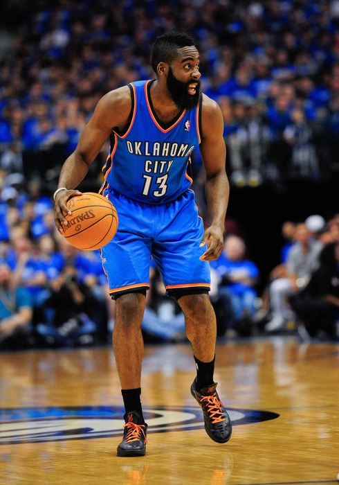 Is James Harden the best former Devil/current pro? (Photo: Jerome Miron-US PRESSWIRE)
