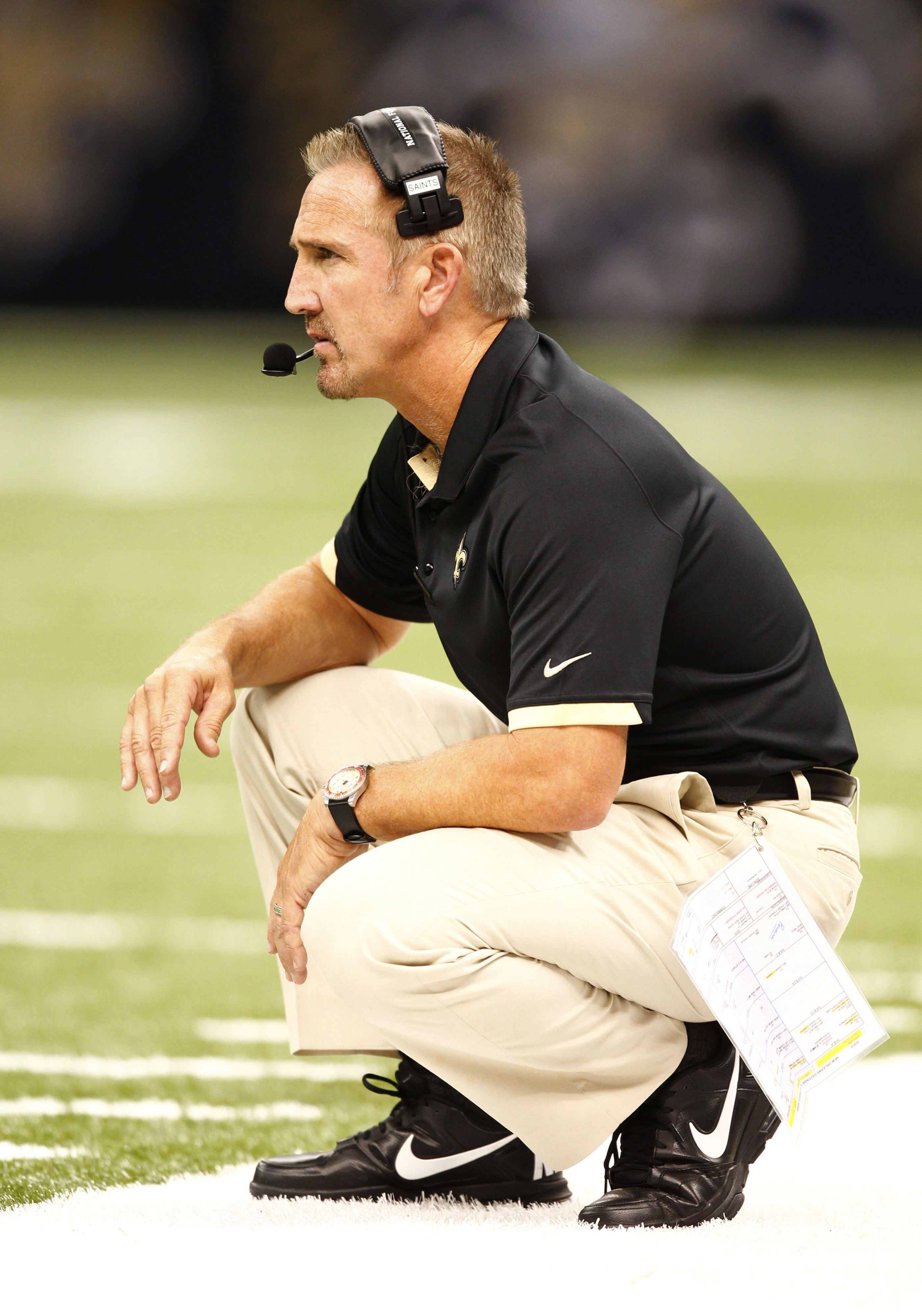 Steve Spaguolo and the Saints defense were the focus of SI's 2012 scouting report. Mandatory Credit: Derick E. Hingle-US PRESSWIRE