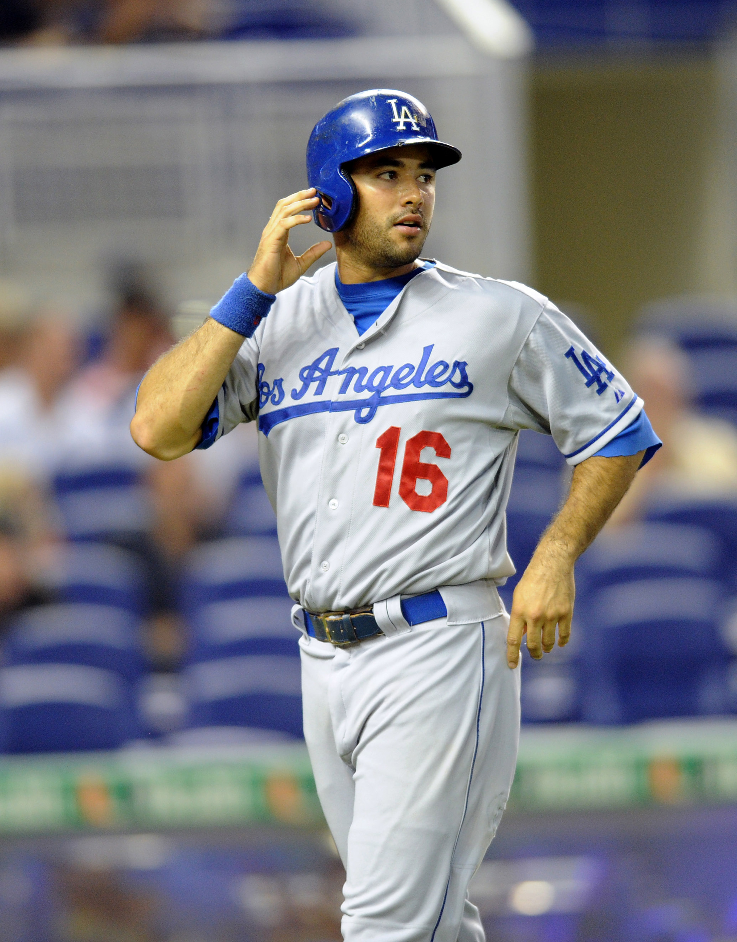 Andre Ethier hasn't been blistering the ball against lefties this season.