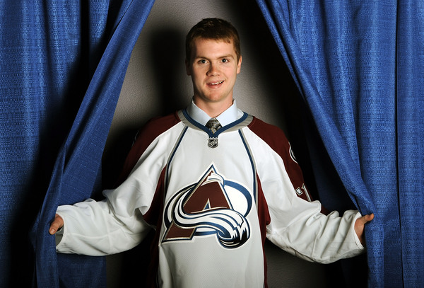 LOS ANGELES, CA - JUNE 26:  Calvin Pickard, drafted in the second round by the Colorado Avalanche, poses for a portrait during the 2010 NHL Entry Draft at Staples Center on June 26, 2010 in Los Angeles, California.  (Photo by Harry How/Getty Images)