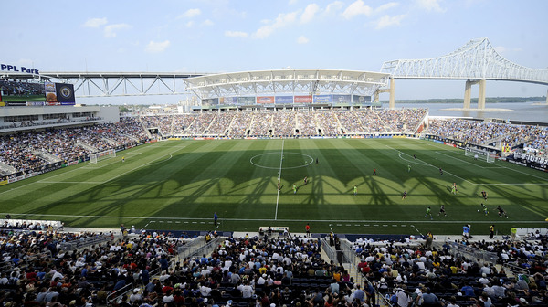 CHESTER, PA - JUNE 27:  A general view of PPL Park is seen as  the Philadelphia Union play the Seattle Sounders FC at the PPL Park stadium opener on June 27, 2010 in Chester, Pennsylvania.  (Photo by Jeff Zelevansky/Getty Images)