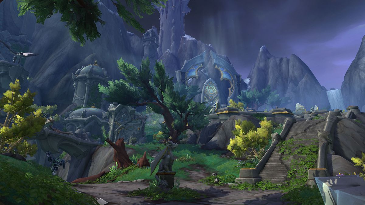 The Dragon Isles from World of Warcraft: Dragonflight